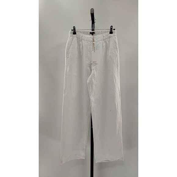 Quince Women White Pants 2 - Picture 1 of 2
